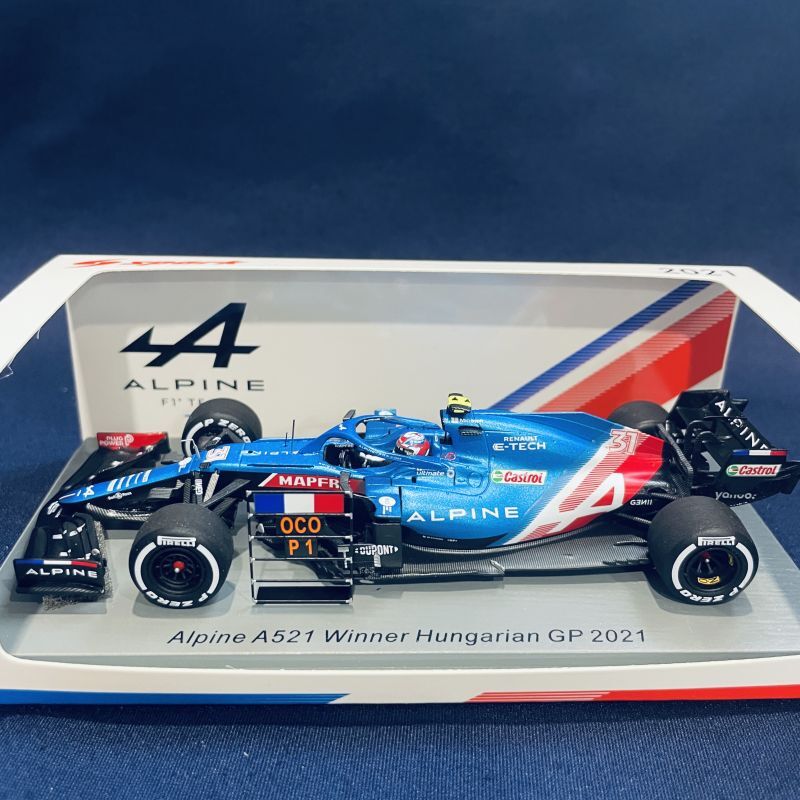 画像1: セカンドハンド品●SPARK 1/43 ALPINE A521 WINNER HUNGARIAN GP 2021 (E.オコン）#31