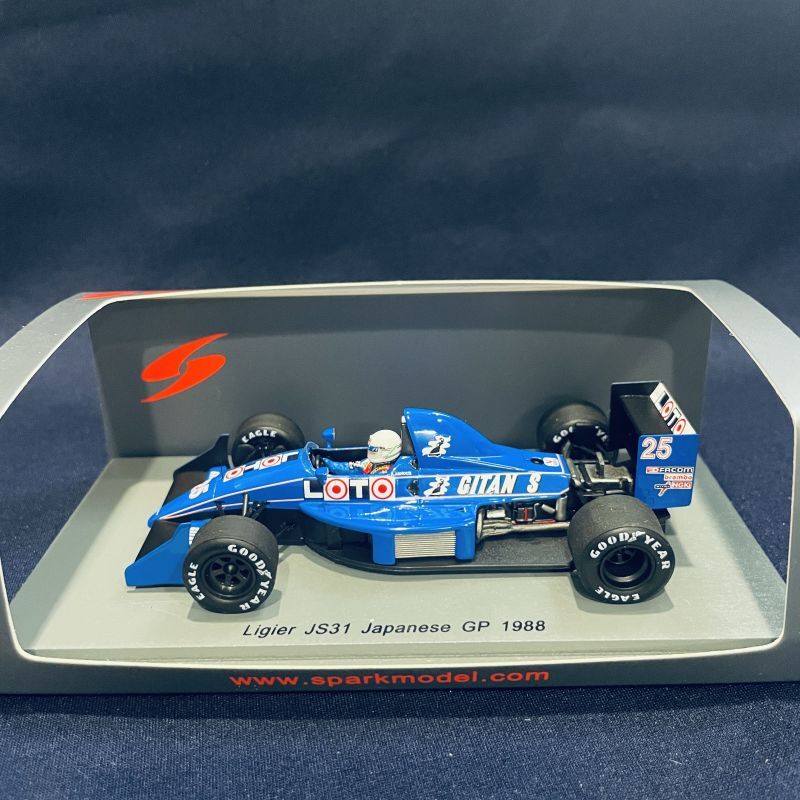 画像1: セカンドハンド品●SPARK 1/43 LIGIER JS31 JAPANESE GP 1988 (R.ARNOUX) #25