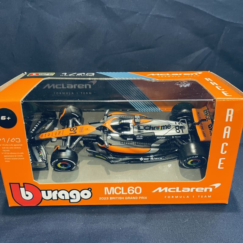 画像1: 新品正規入荷品●burago1/43 McLAREN MCL60 BRITISH GP 2023 (O.ピアストリ）#81 