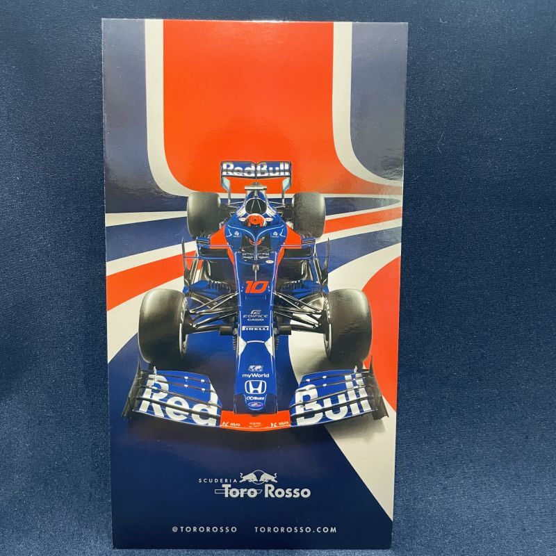 画像: TORO ROSSO 直筆サイン入りドライバーカード (P.ガスリー） 