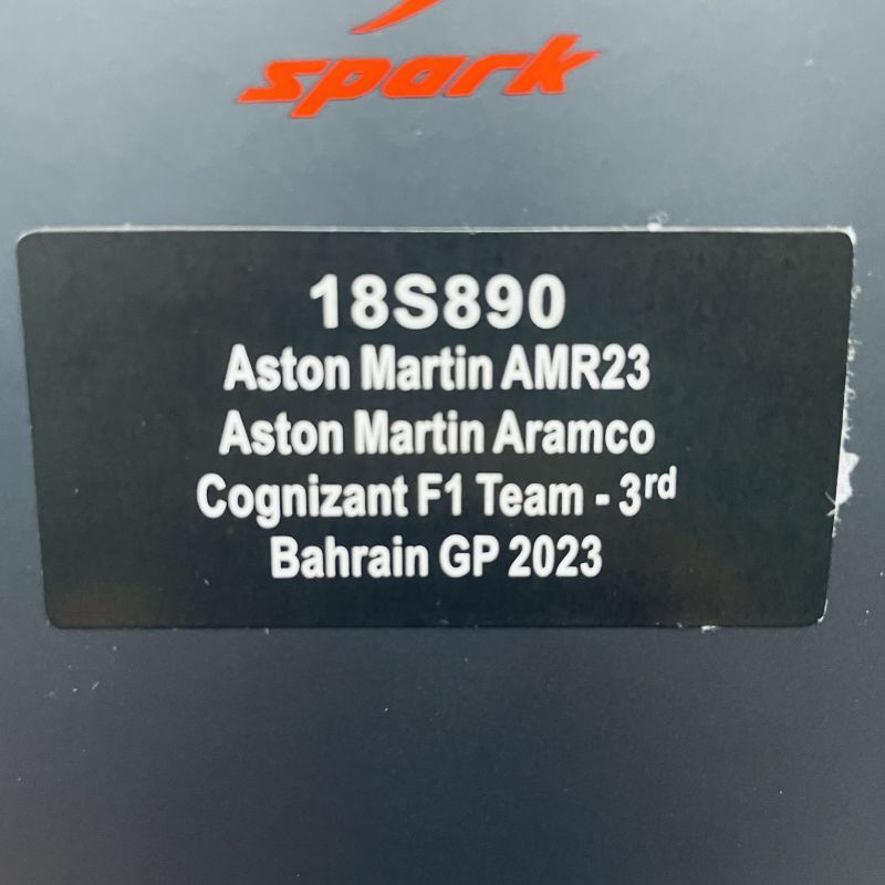 画像: 新品正規入荷品●SPARK1/18 ASTON MARTIN AMR23 3rd BAHRAIN GP 2023 (F.アロンソ）#14