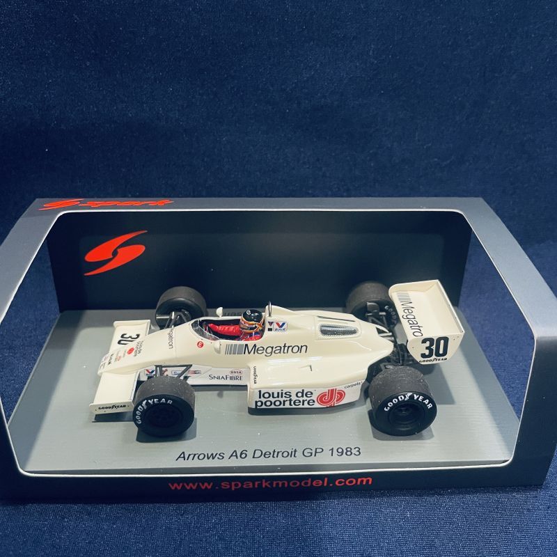 画像1: 新品正規入荷品●SPARK 1/43 ARROWS A6 DETROIT GP 1983 (T.BOUTSEN) #30