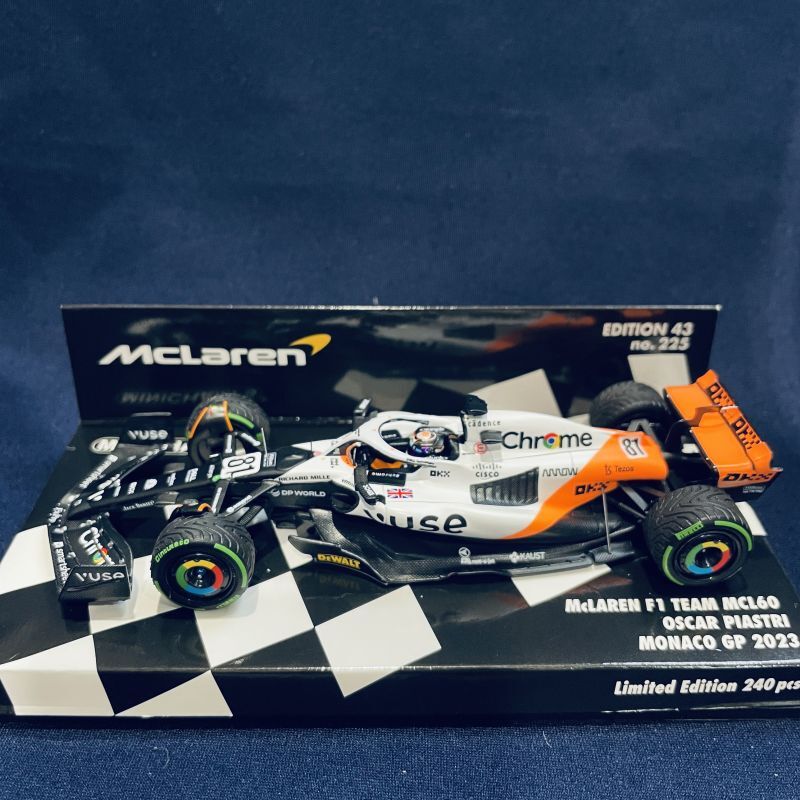 画像1: セカンドハンド品●PMA1/43 McLAREN MCL60 MONACO GP (O.ピアストリ） 2023 #81