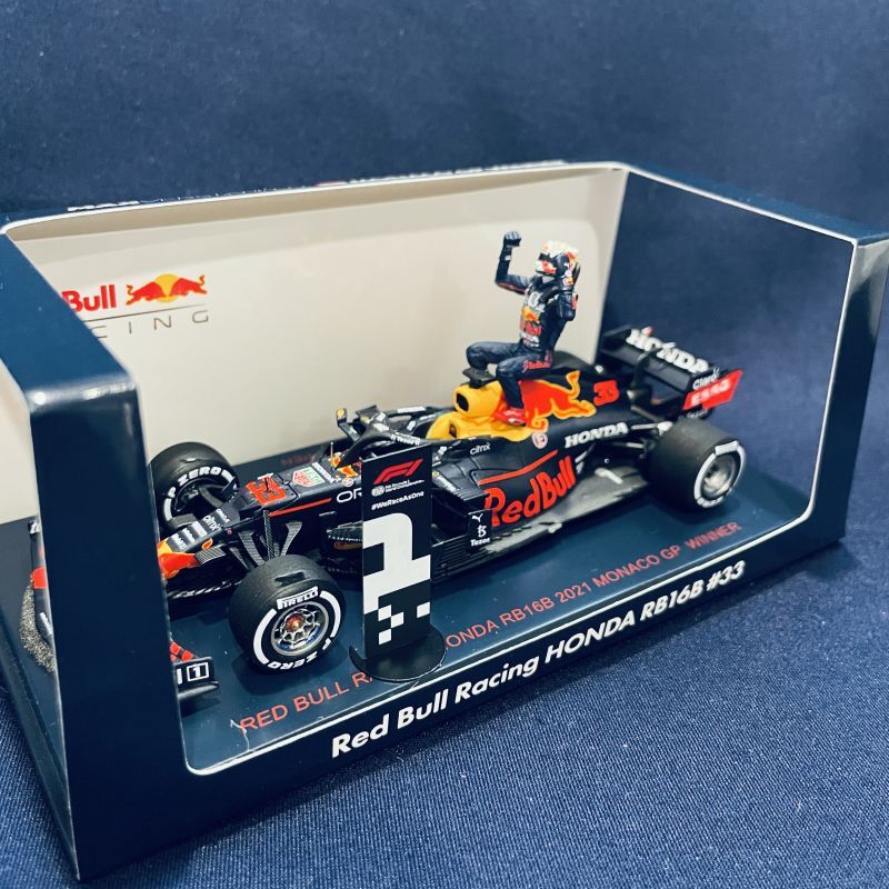 画像: セカンドハンド品●ユーロスポーツ別注●SPARK 1/43 RED BULL RB16B WINNER MONACO GP 2021 (M.フェルスタッペン）#33