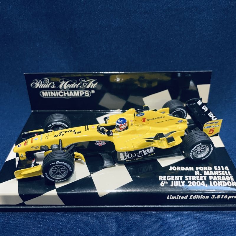 画像1: セカンドハンド品●PMA1/43 JORDAN FORD EJ14 LONDON PARADE (N.マンセル） 