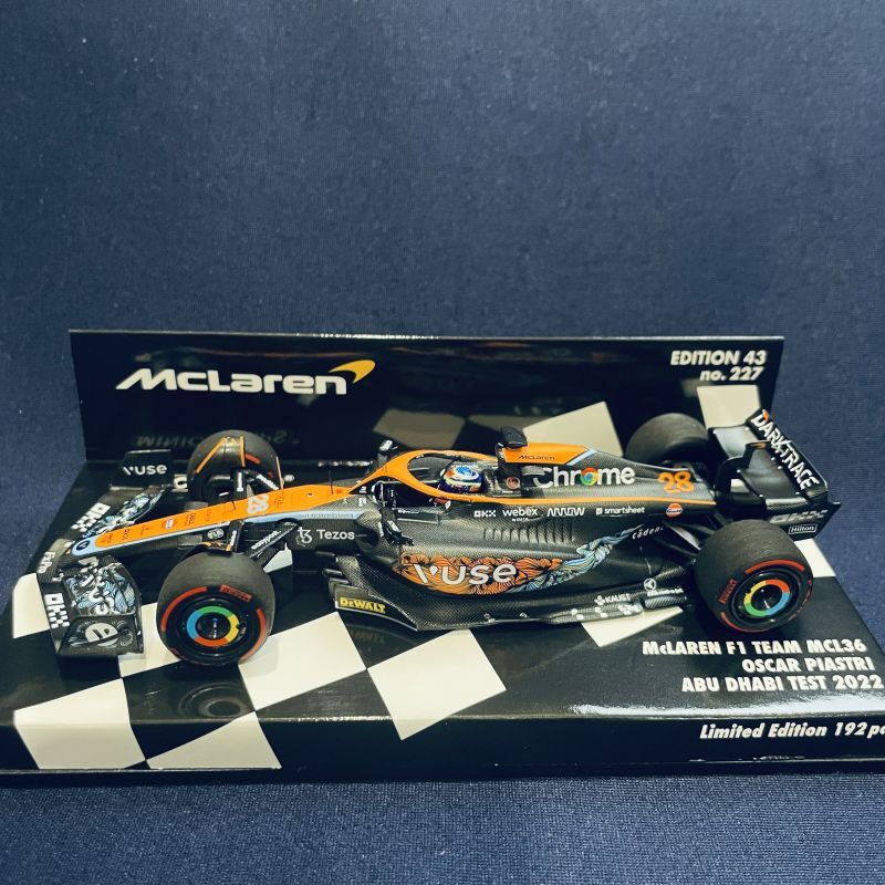 画像1: 新品正規入荷品●PMA1/43 McLAREN MCL36 ABU DHABI TEST 2022 (O.ピアストリ）#28