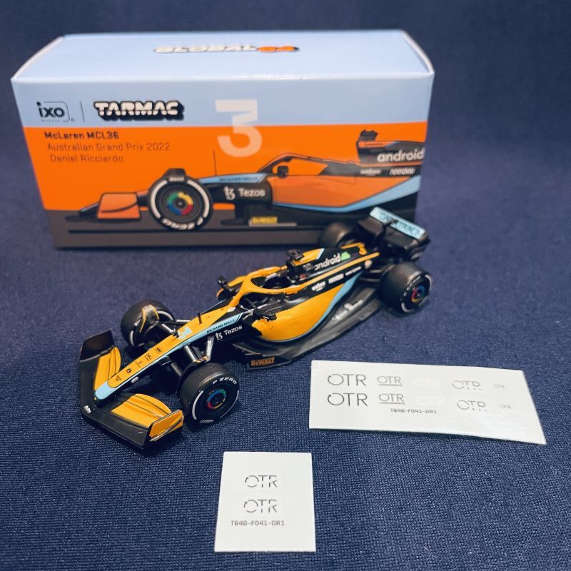 画像1: 新品正規入荷品●IXO1/64 McLAREN MCL36 AUSTRALIAN GP 2022 (D.リカルド）#3