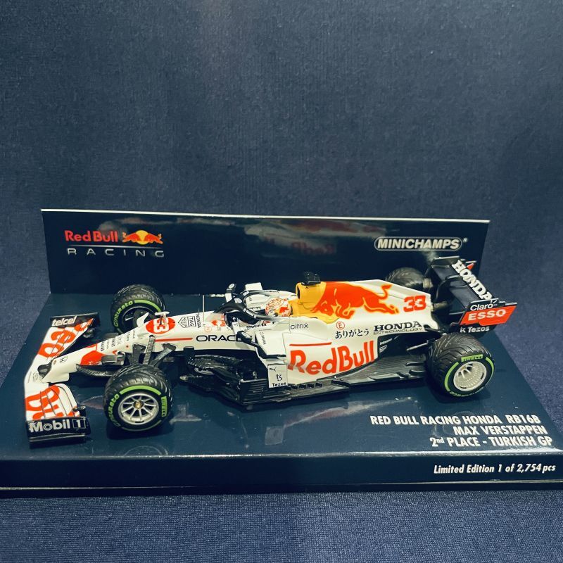 画像1: 新品正規入荷品●PMA1/43 RED BULL HONDA RB16B 2nd PLACE TURKISH GP 2021 (M.フェルスタッペン）#33