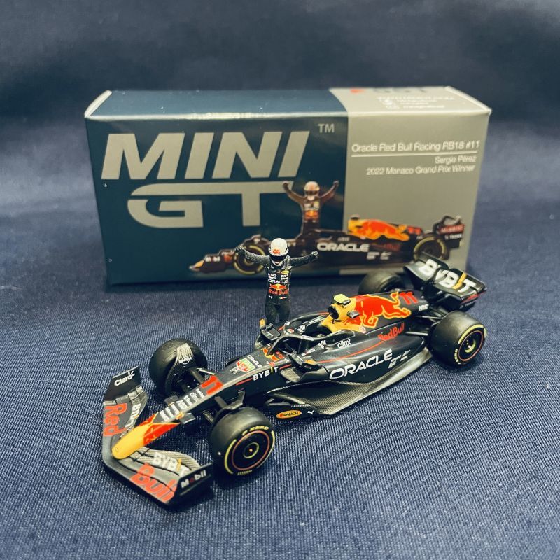 画像1: 新品正規入荷品●TSMMODEL 1/64 RED BULL RB18 WINNER MONACO GP 2022 (S.ペレス）#11 ※スタンディングフィギュア付