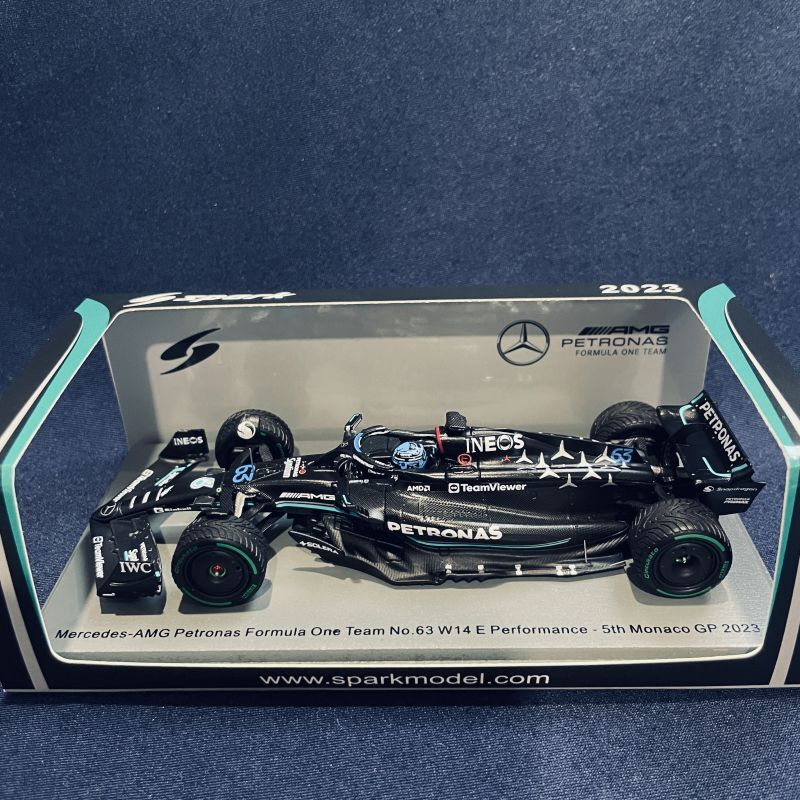 画像1: 新品正規入荷品●SPARK1/43 MERCEDES-AMG W14E 5th MONACO GP 2023 (G.ラッセル）#63