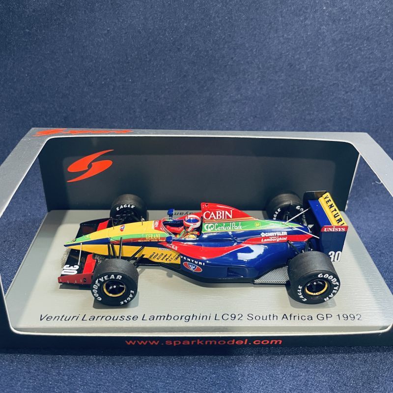 画像1: セカンドハンド品●SPARK 1/43 VENTURI LARROUSSE LAMBORGHINI LC92 SOUTH AFRICA GP 1992 (片山右京） #30