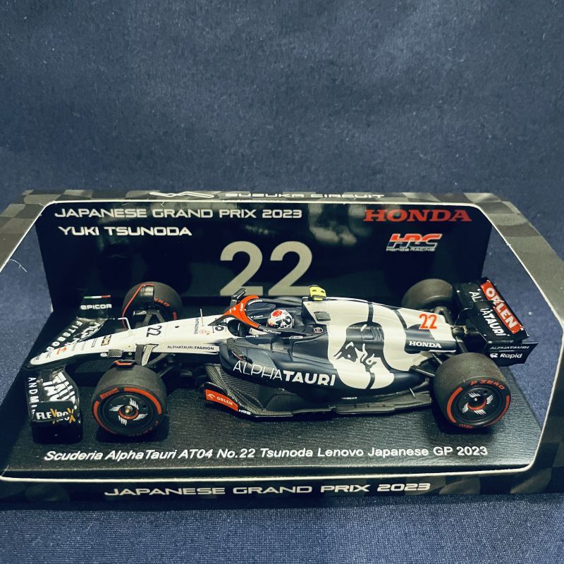 画像1: セカンドハンド品●未開封品●スズカサーキット別注 SPARK1/43 SCUDERIA ALPHA TAURI AT04 JAPANESE GP 2023 (角田裕毅）#22