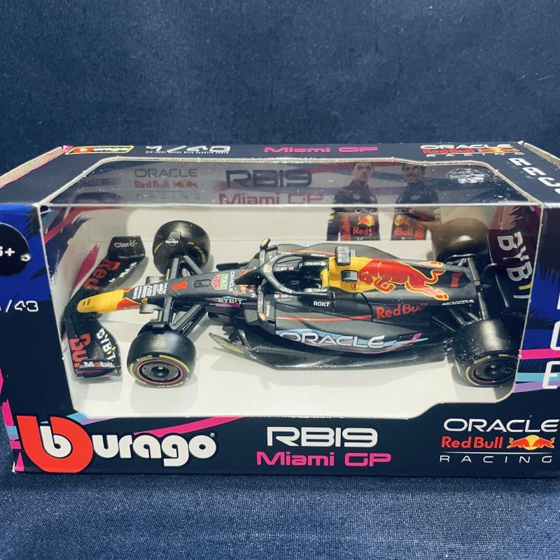 画像1: 新品正規入荷品●burago1/43 RED BULL RB19 MIAMI GP 2023(M.フェルスタッペン）#1