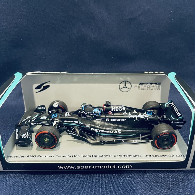 画像1: 新品正規入荷品●SPARK1/43 MERCEDES-AMG W14E 3rd SPANISH GP 2023 (G.ラッセル）#63