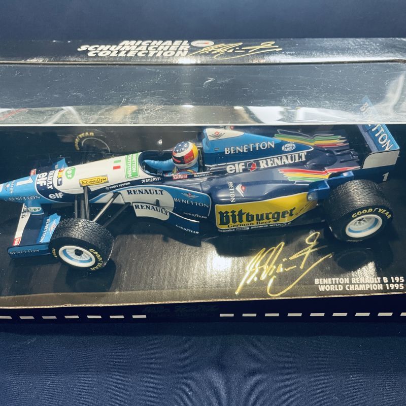 画像1: セカンドハンド品●PMA1/18 BENETTON RENAULT B195 WORLD CHAMPION (M.シューマッハ）1995 #1