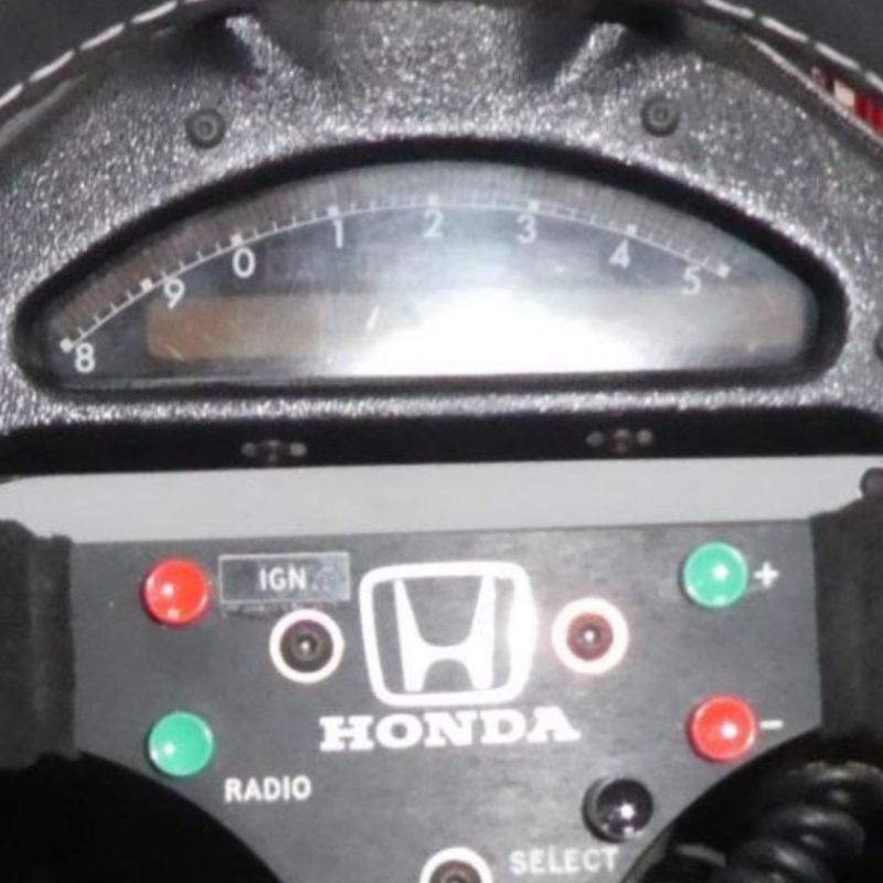 画像: McLAREN HONDA MP4/6　実使用品 回転計（タコメーター）