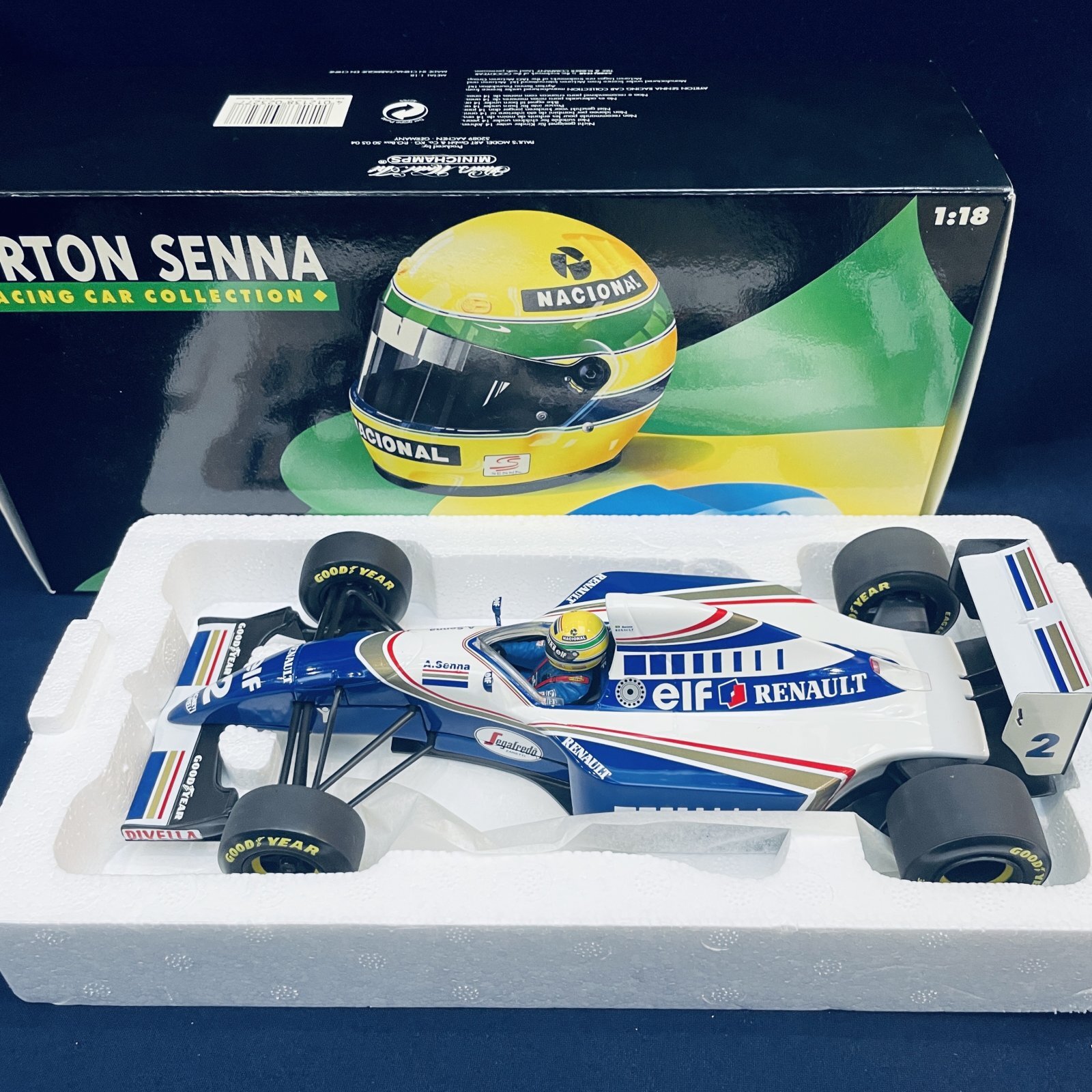 1:18 ウィリアムズ FW16 パシフィックGP A.セナ #2 ロスマンズ仕様