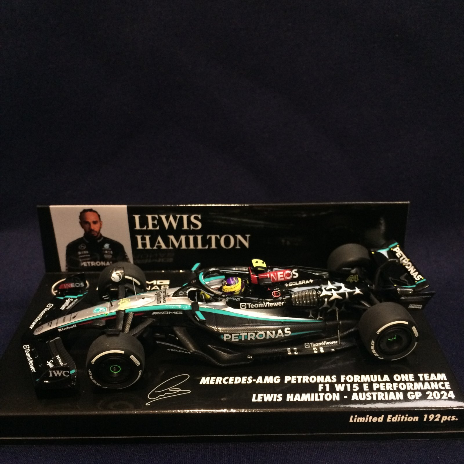 画像1: 新品正規入荷品●PMA1/43 MERCEDES-AGM PETRONAS W15 AUSTRIAN GP 2024 (L.ハミルトン）#44