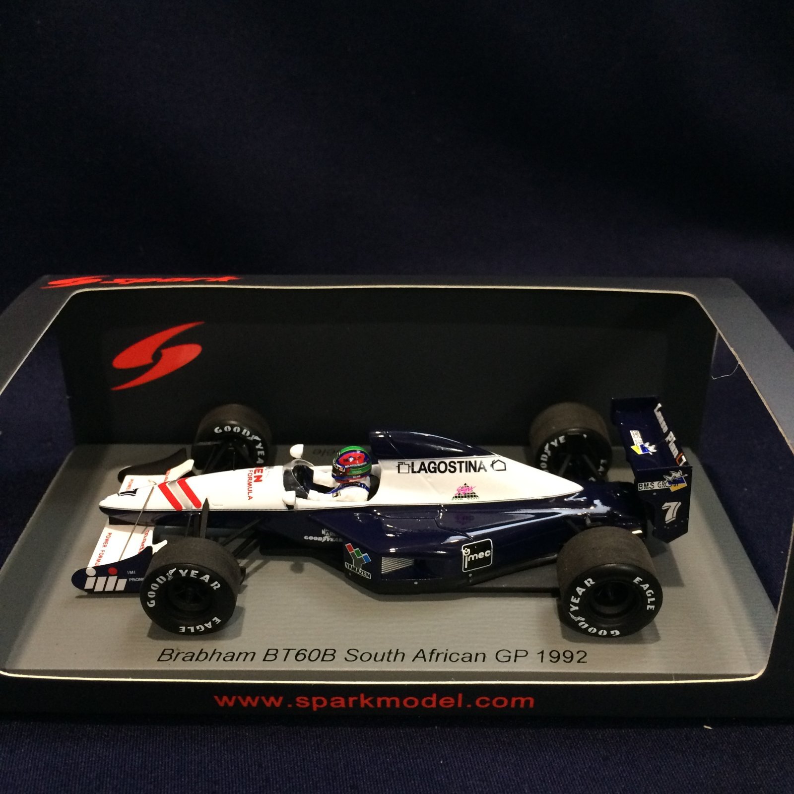 画像1: 新品正規入荷品●SPARK 1/43 BRABHAM BT60B SOUTH AFRICAN GP 1992 (E.VAN de POELE) #7