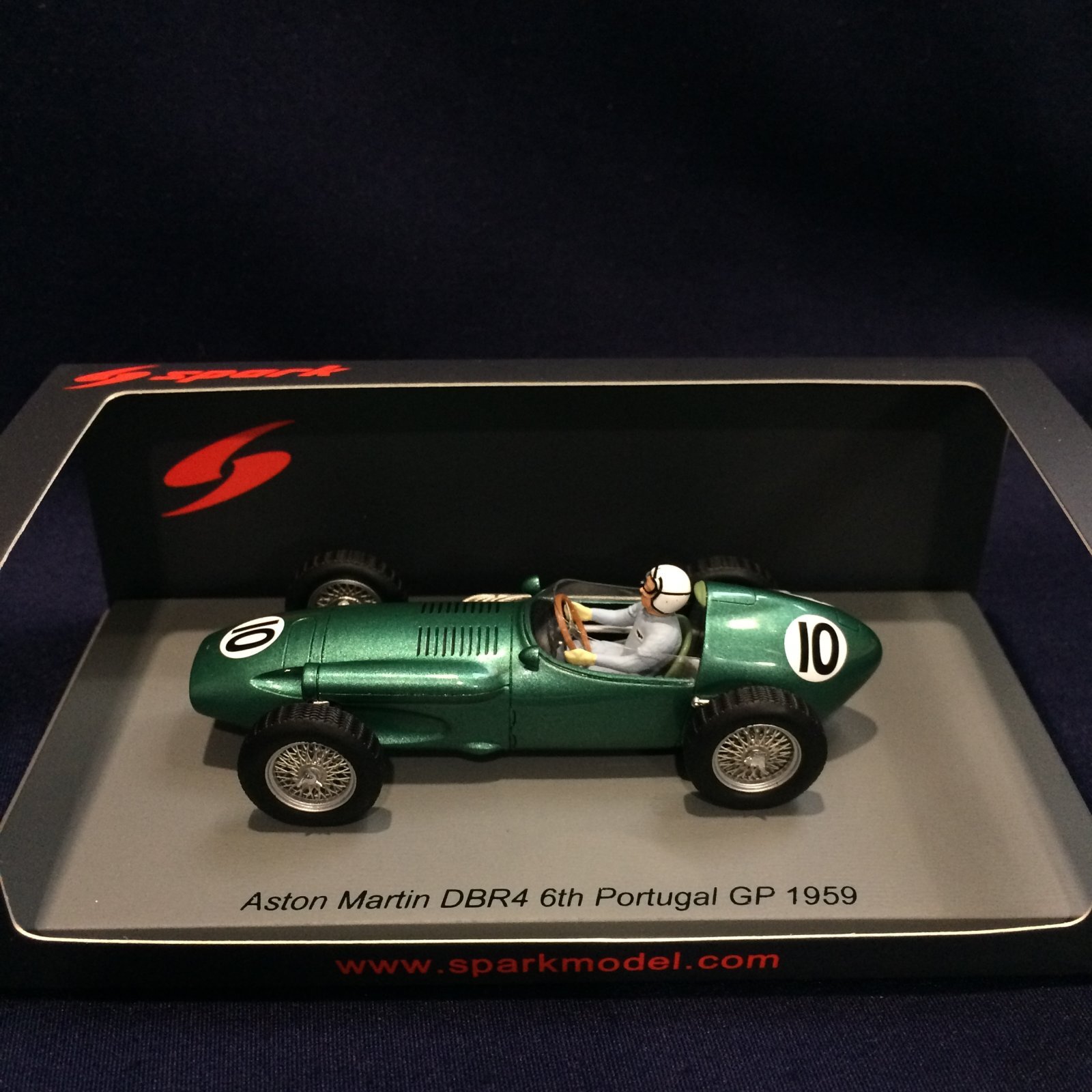 画像1: 新品正規入荷品●SPARK 1/43 ASTON MARTIN DBR4 6th PORTUGAL GP 1959 (R.SALVADORI) #10