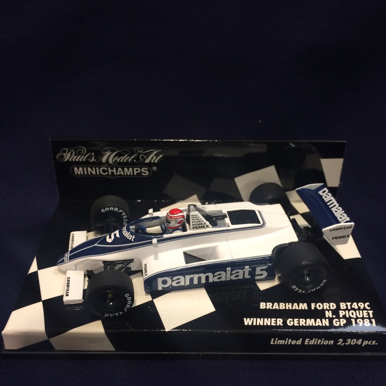 画像1: セカンドハンド品●PMA1/43 BRABHAM FORD BT49C WINNER GERMAN GP 1981（N.ピケ) #5