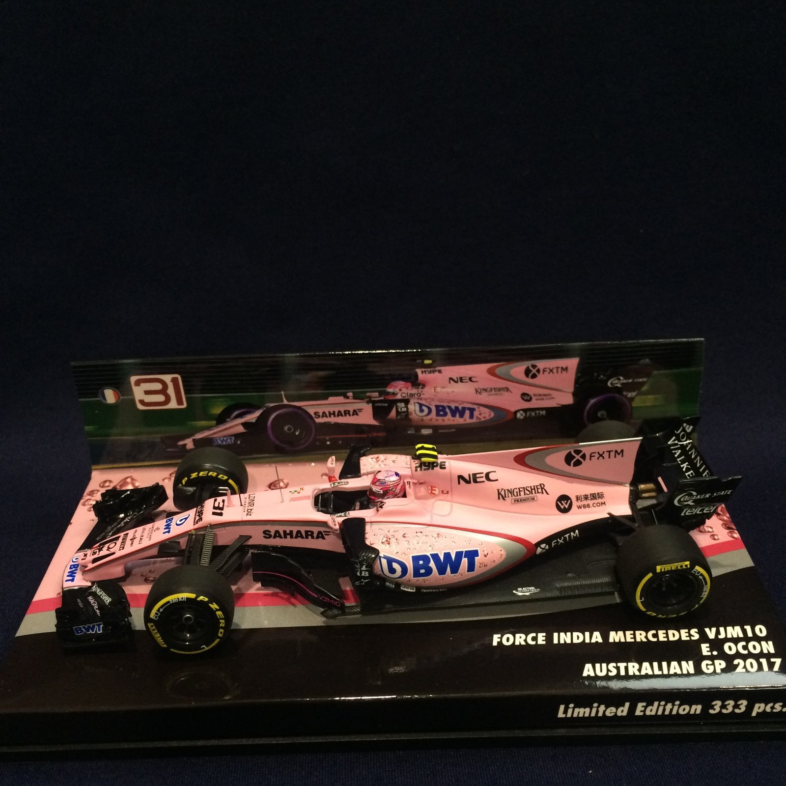 画像1: セカンドハンド品●PMA1/43 FORCE INDIA MERCEDES VJM10 AUSTRALIAN GP 2017 (E.オコン）#31