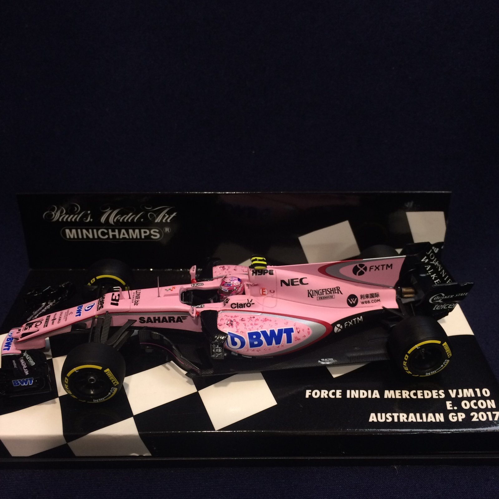 画像1: セカンドハンド品●PMA1/43 FORCE INDIA MERCEDES VJM10 AUSTRALIAN GP 2017 (E.オコン）#31