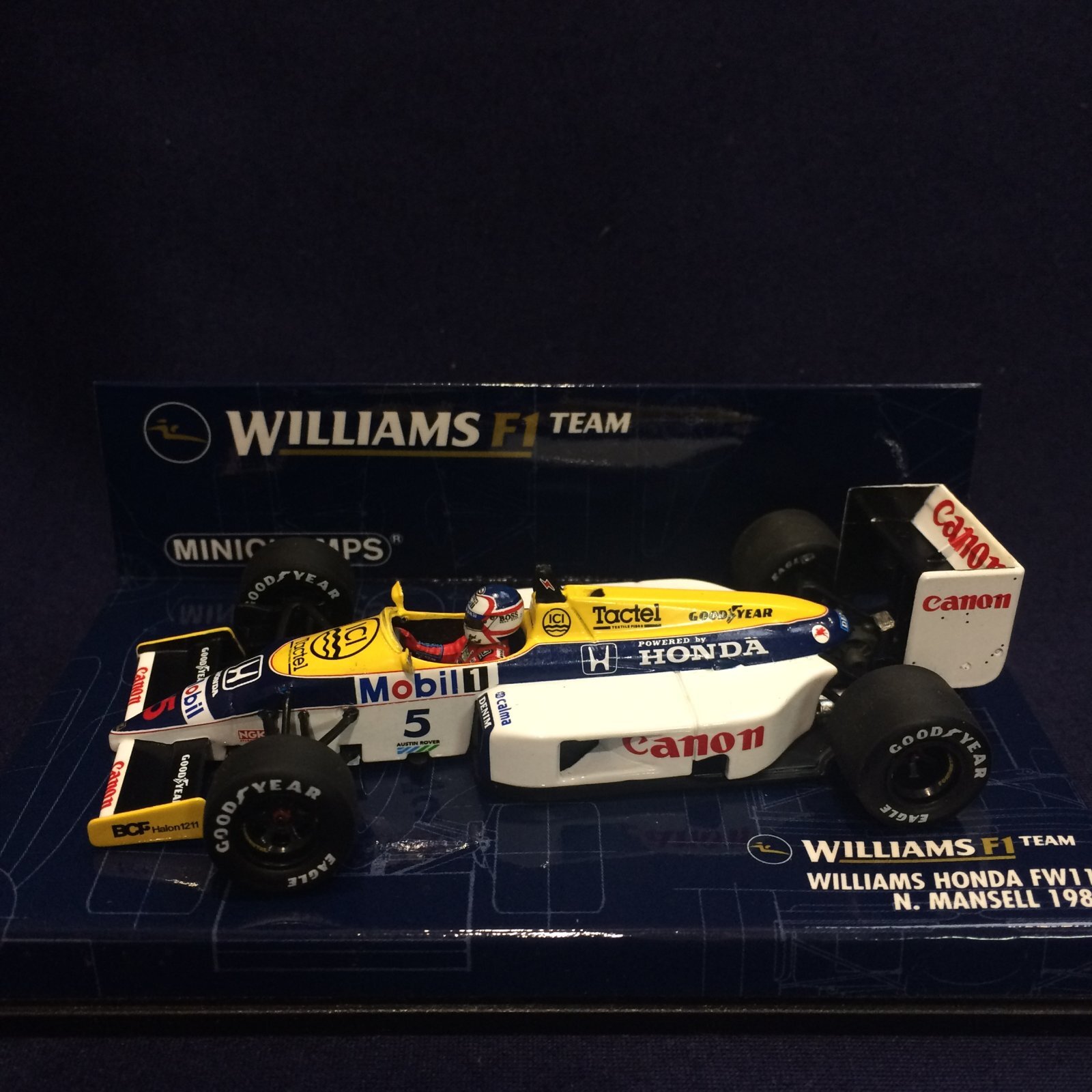 画像1: セカンドハンド品●PMA1/43 WILLIAMS HONDA FW11 (N.マンセル） 1986 #5