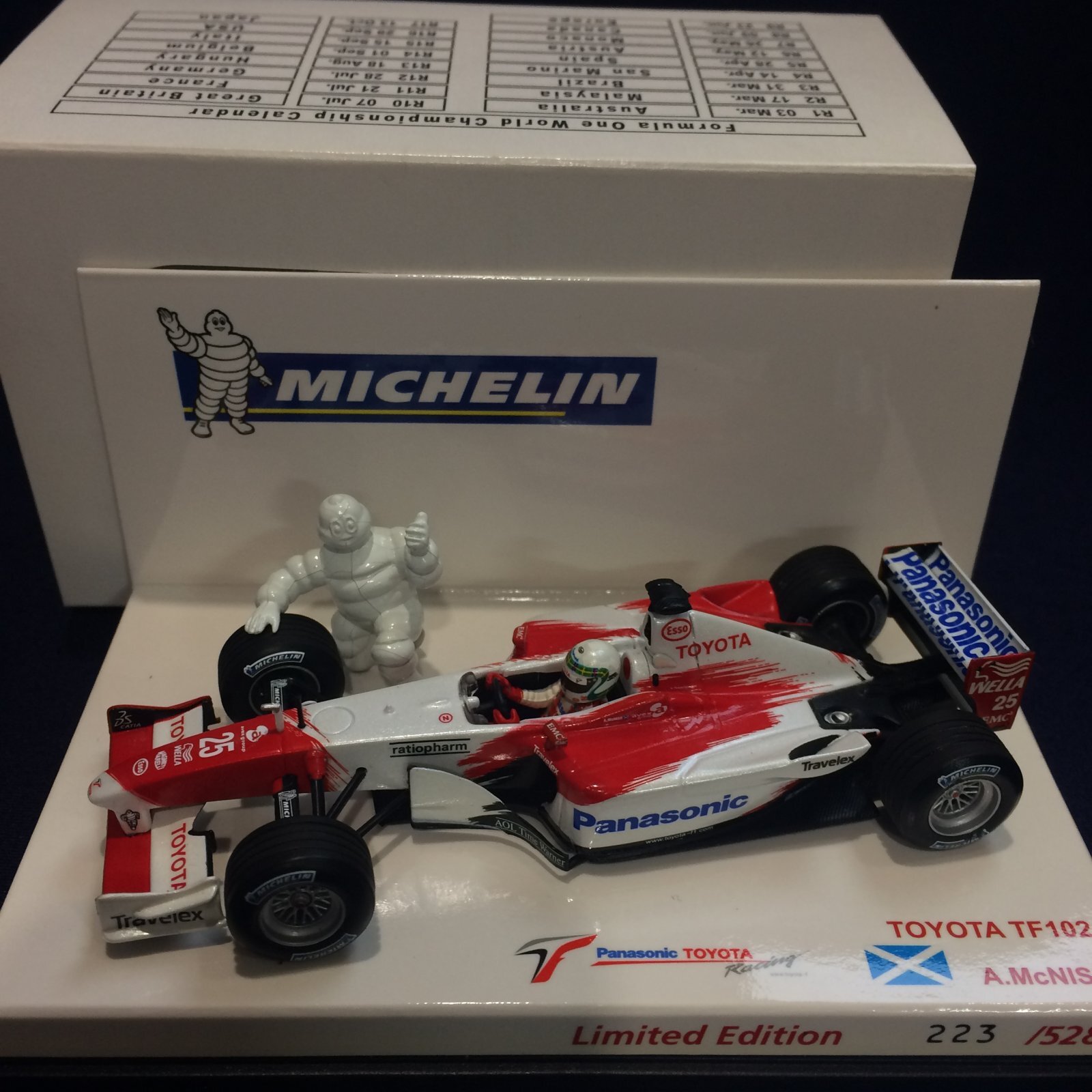画像1: セカンドハンド品●ミシュラン別注●PMA1/43 TOYOTA TF102 (A.マクニッシュ）#25