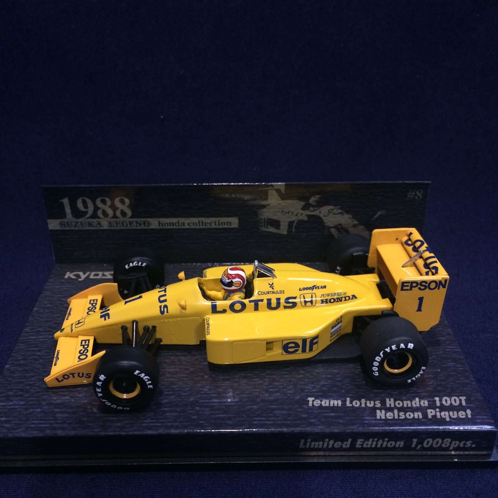 画像1: セカンドハンド品●SUZUKA LEGEND●KYOSHO1/43 LOTUS HONDA 100T (N. ピケ）