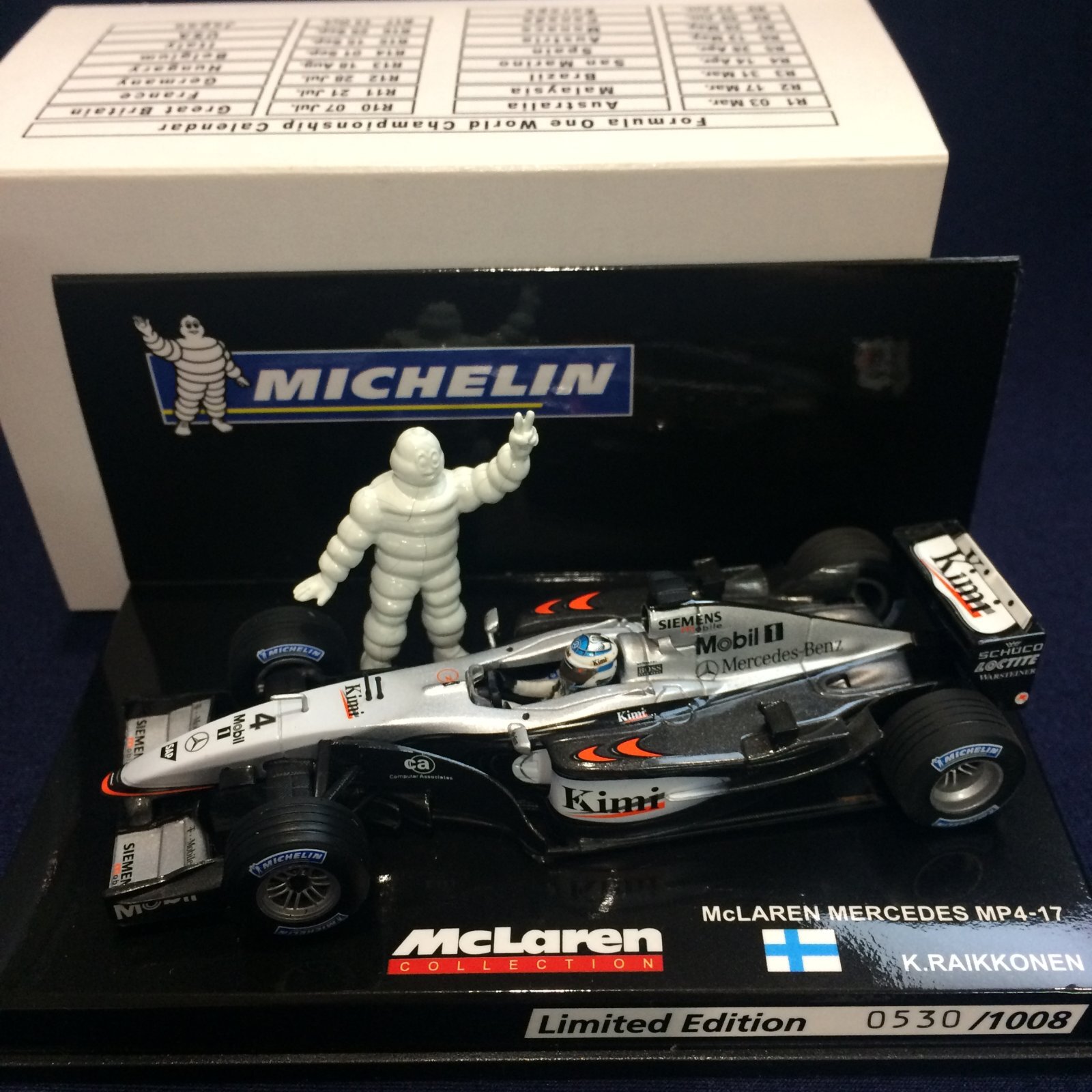 画像1: セカンドハンド品●ミシュラン別注●PMA1/43 McLAREN MERCEDES MP4-17 (K.ライコネン）#4