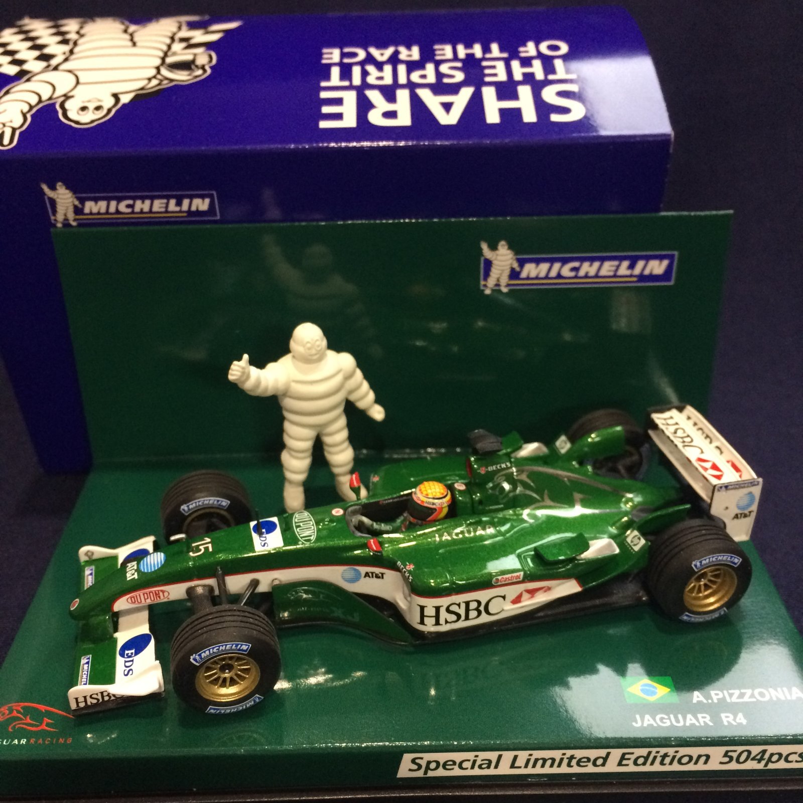 画像1: セカンドハンド品●PMA1/43 ミシュラン別注 JAGUAR R4 (A,ピッツォニア）#15