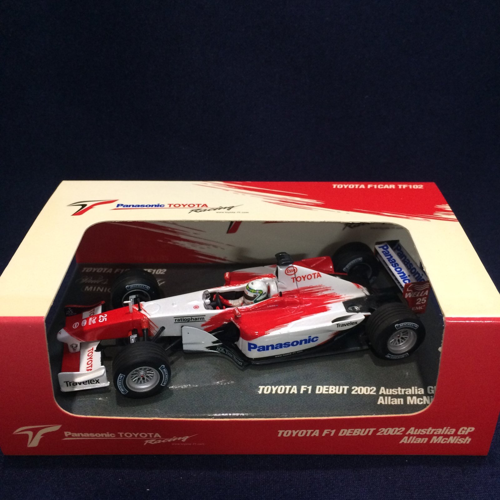 画像1: セカンドハンド品●TOYOTA別注●PMA1/43 PANASONIC TOYOTA TF102 F1 DEBUT 2002  (A.マクニッシュ）#25