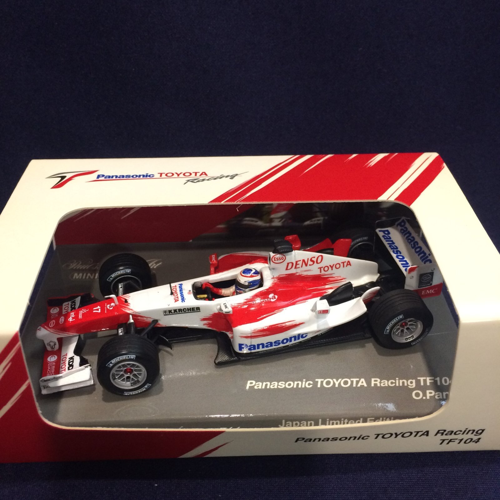 画像1: セカンドハンド品●TOYOTA別注●PMA1/43 PANASONIC TOYOTA TF104 (O.パニス) #17