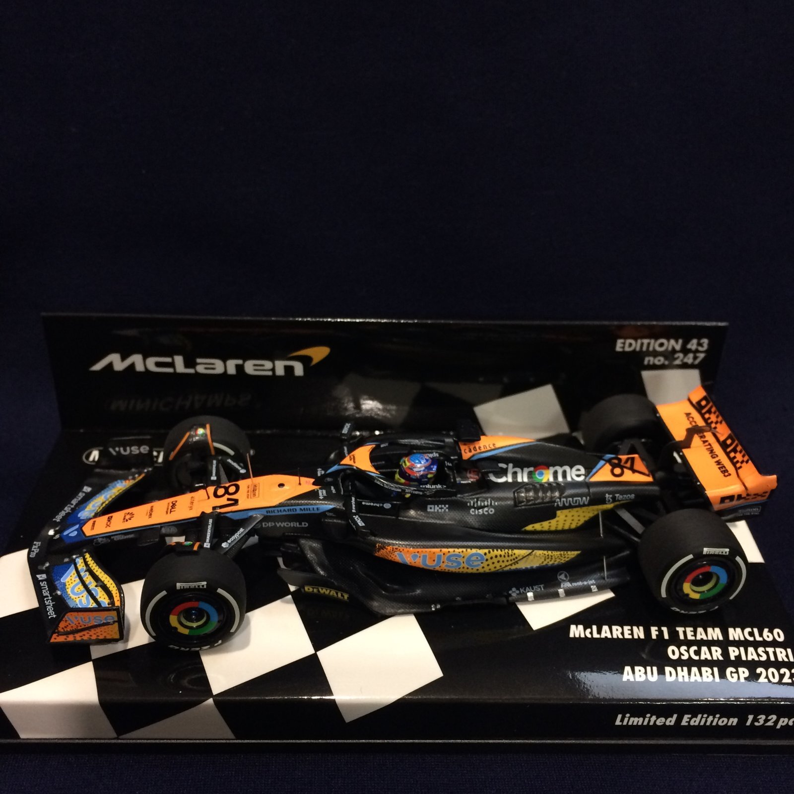 画像1: 新品正規入荷品●PMA1/43 McLAREN MCL60 ABU DHABI GP 2023 (O.ピアストリ）#81