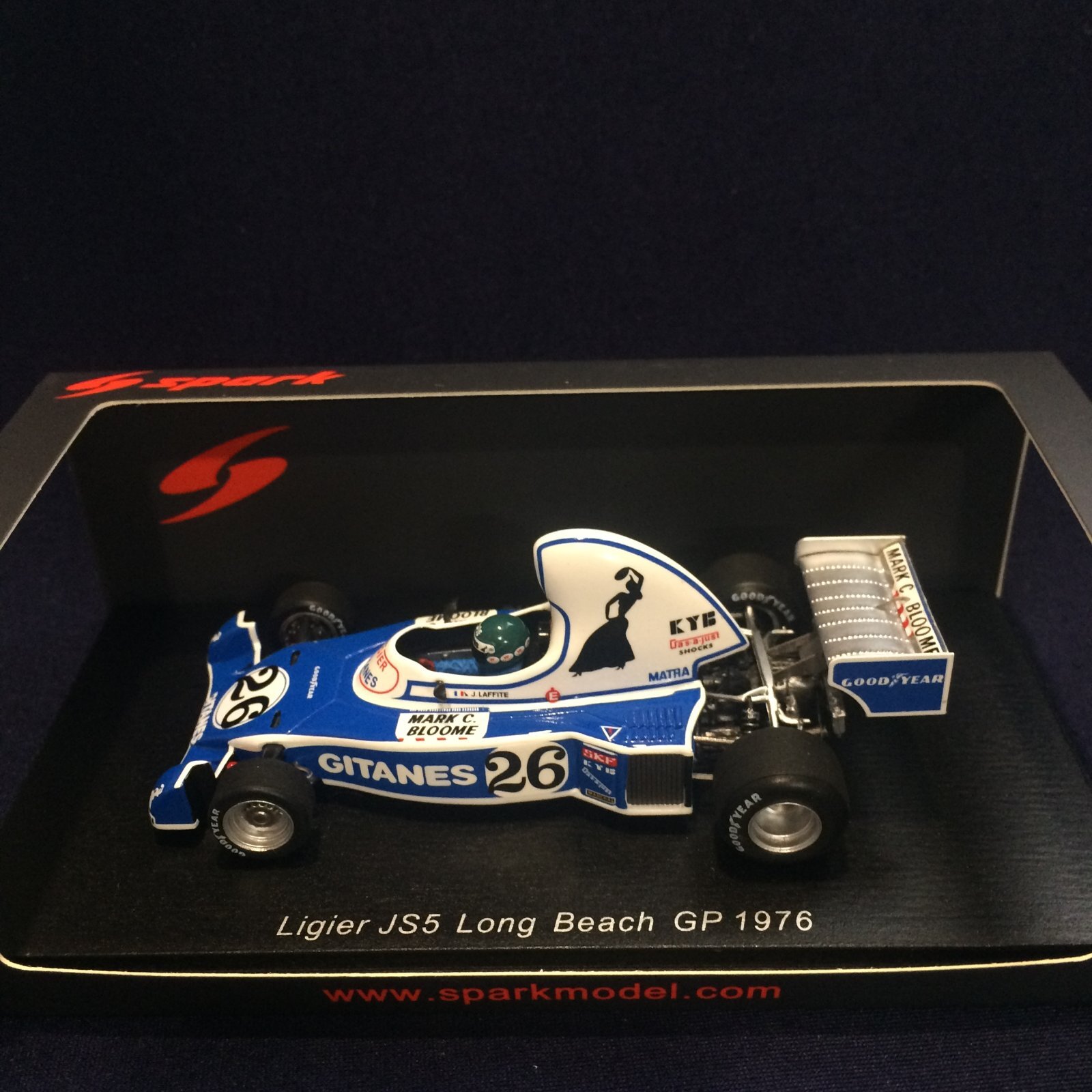 画像1: セカンドハンド品●SPARK 1/43 LIGIER JS5 LONG BEACH GP 1976 (J.ラフィ) #26