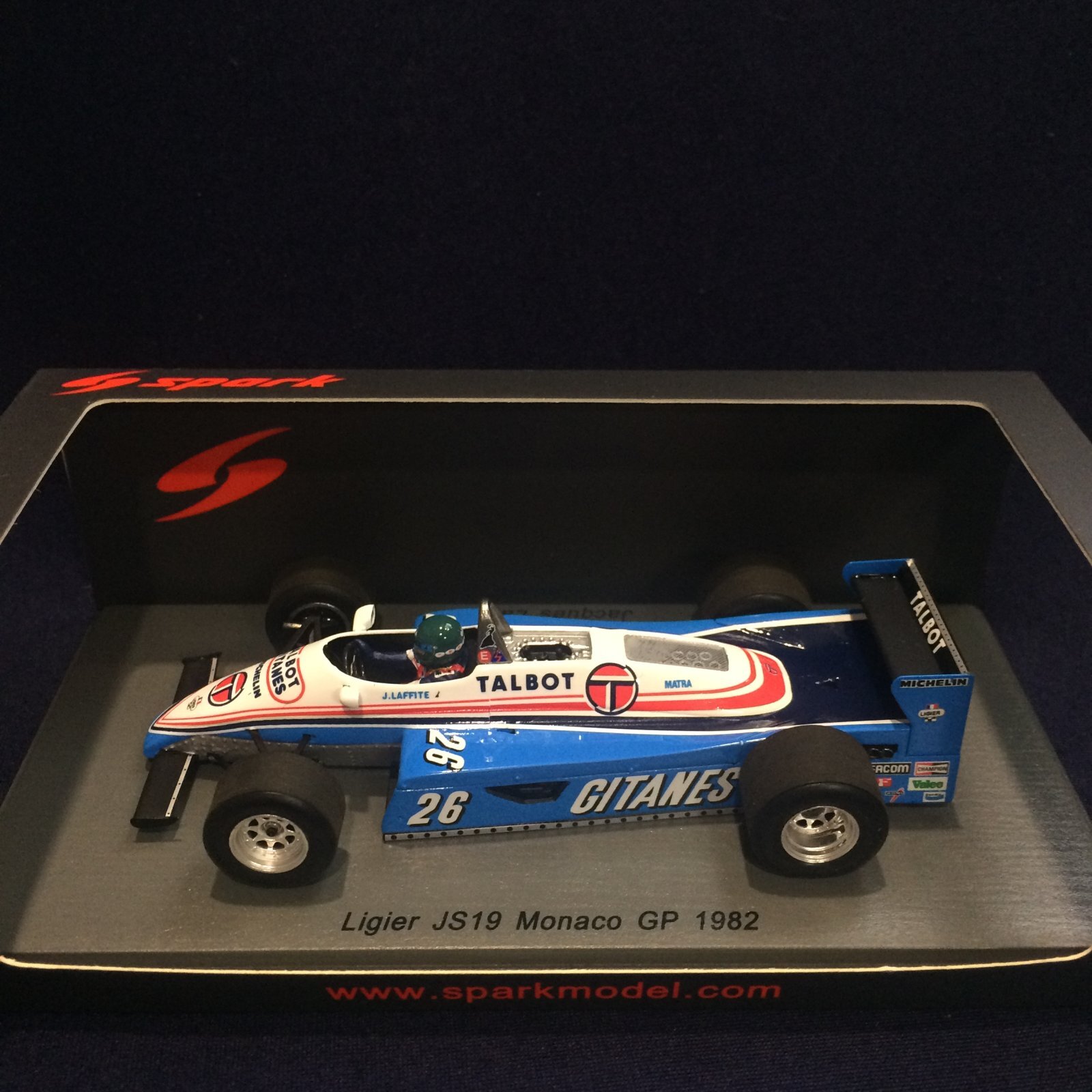 画像1: セカンドハンド品●SPARK 1/43 LIGIER JS19 MONACO GP 1982 (J.ラフィ) #26