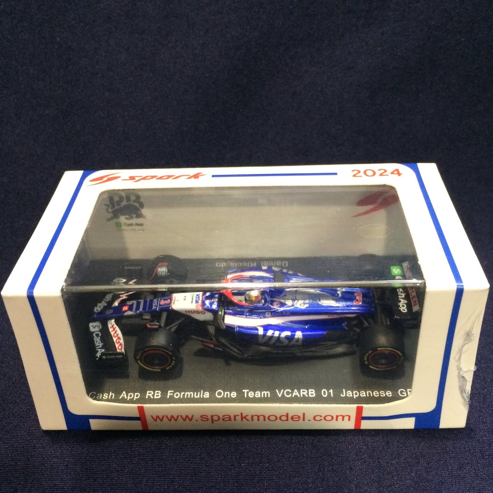 画像1: 新品正規入荷品●SPARK1/64 VISA CASH APP VCARB 01 JAPANESE GP 2024 (D.リカルド）#3