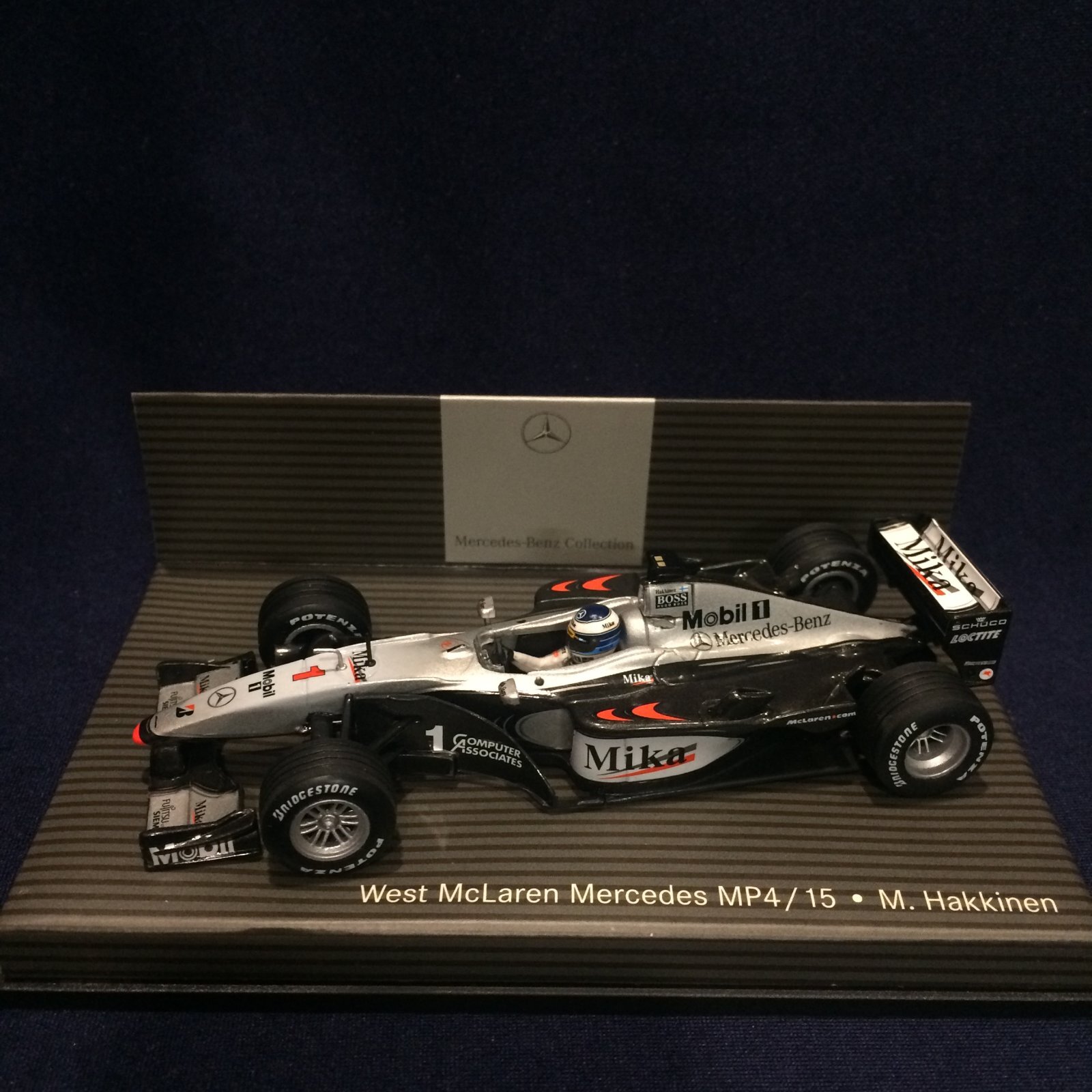 画像1: セカンドハンド品● MERCEDS別注　PMA1/43 McLAREN MERCEDES MP4-15 (M.ハッキネン）