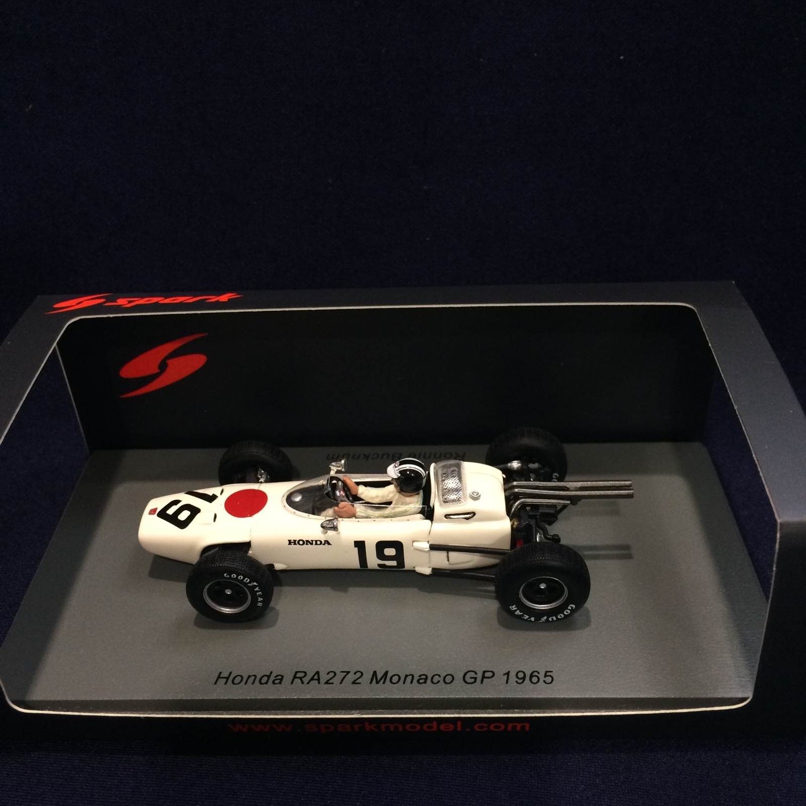 画像1: 新品正規入荷品●SPARK 1/43 HONDA RA272 MONACO GP 1965 (R.バックナム) #19