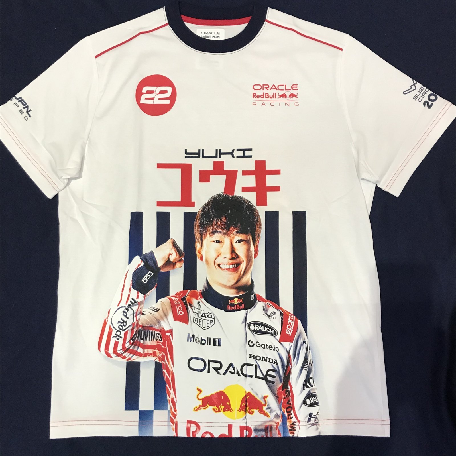 画像1: 角田裕毅 x オラクル レッドブル レーシング 日本限定 Tシャツ (2025年日本GP仕様) 