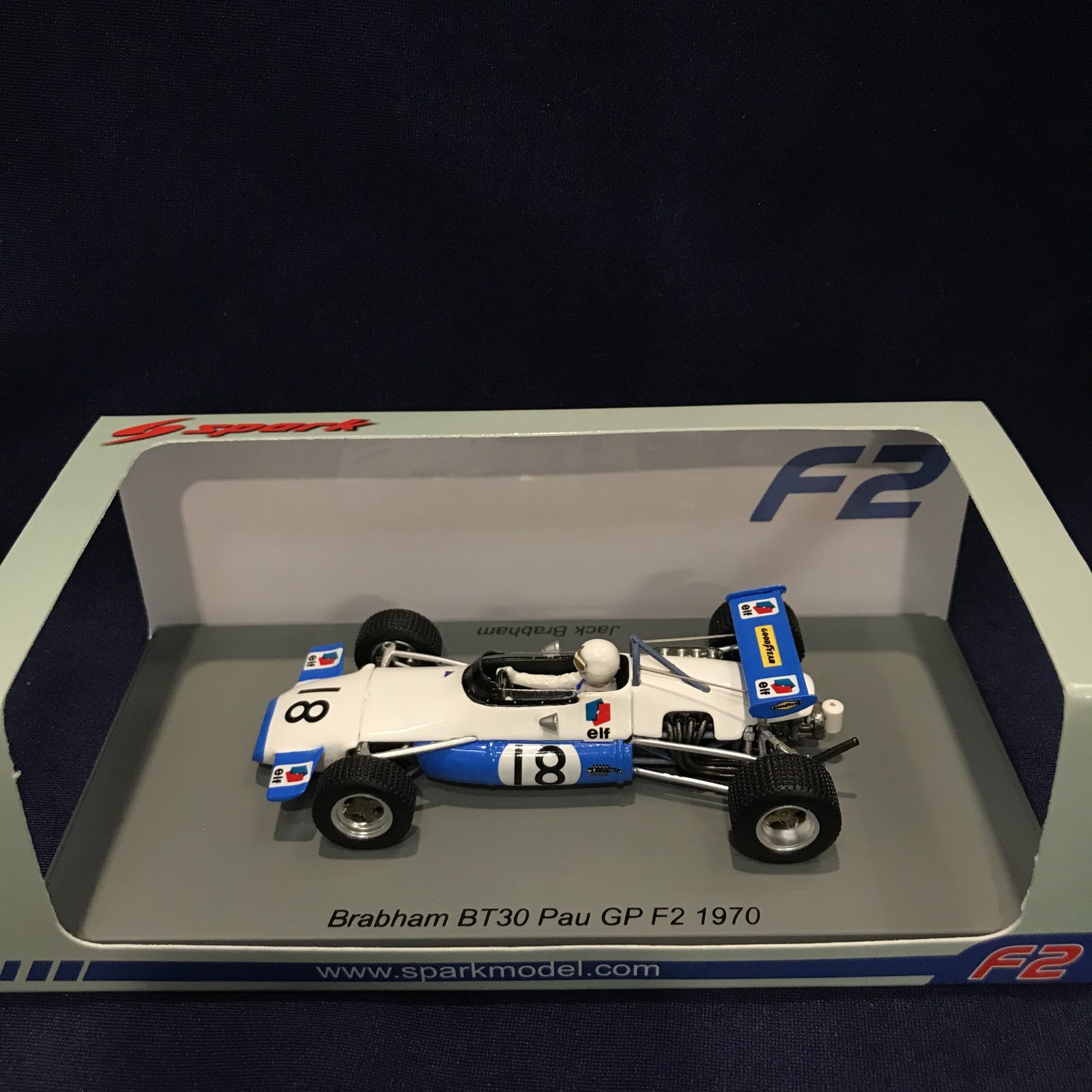 画像1: 新品正規入荷品●SPARK 1/43 BRABHAM BT30 PAU GP F2 1970 (J.BRABHAM) #18