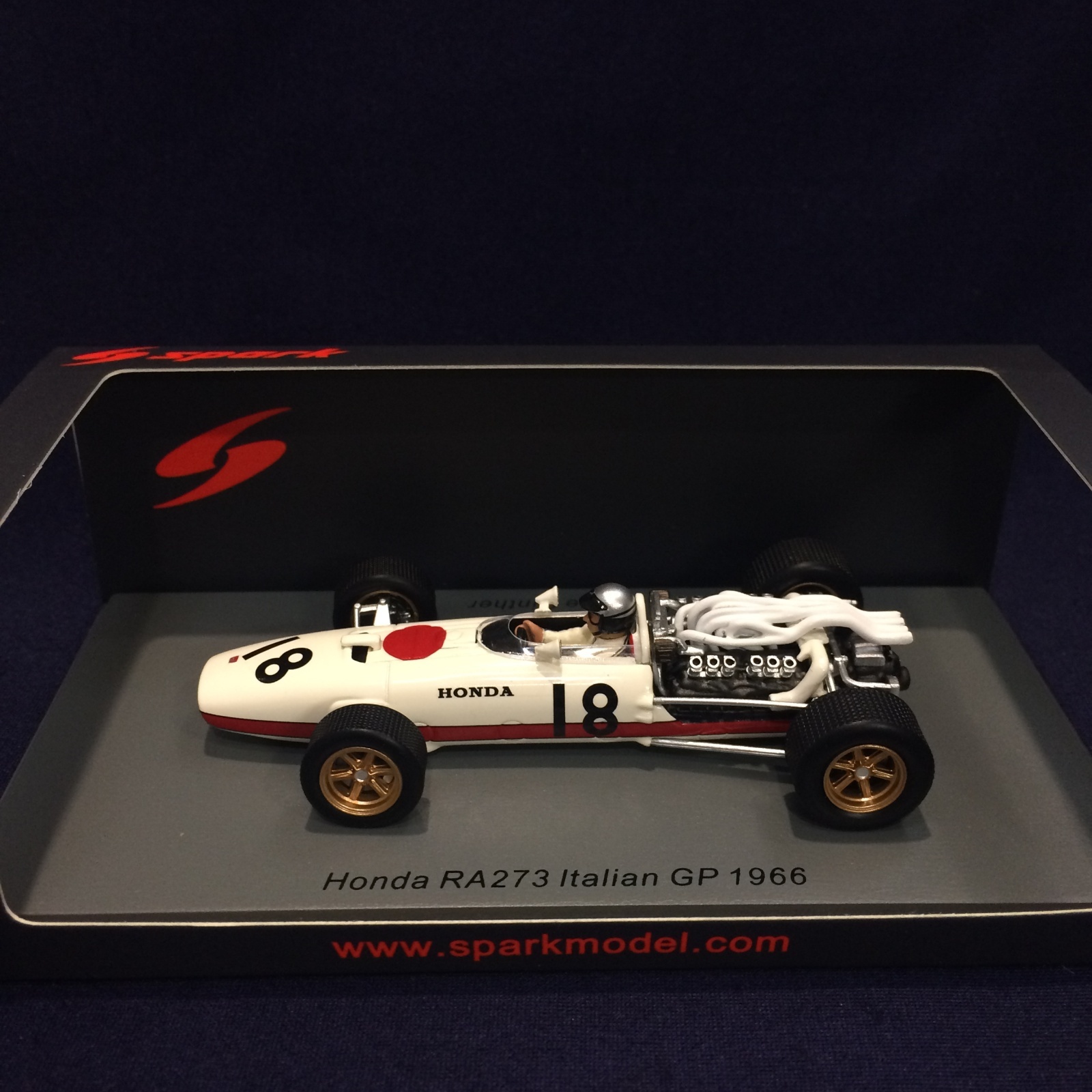 画像1: 新品正規入荷品●SPARK 1/43 HONDA RA273 ITALIAN GP 1966 （R.GINTHER）#18