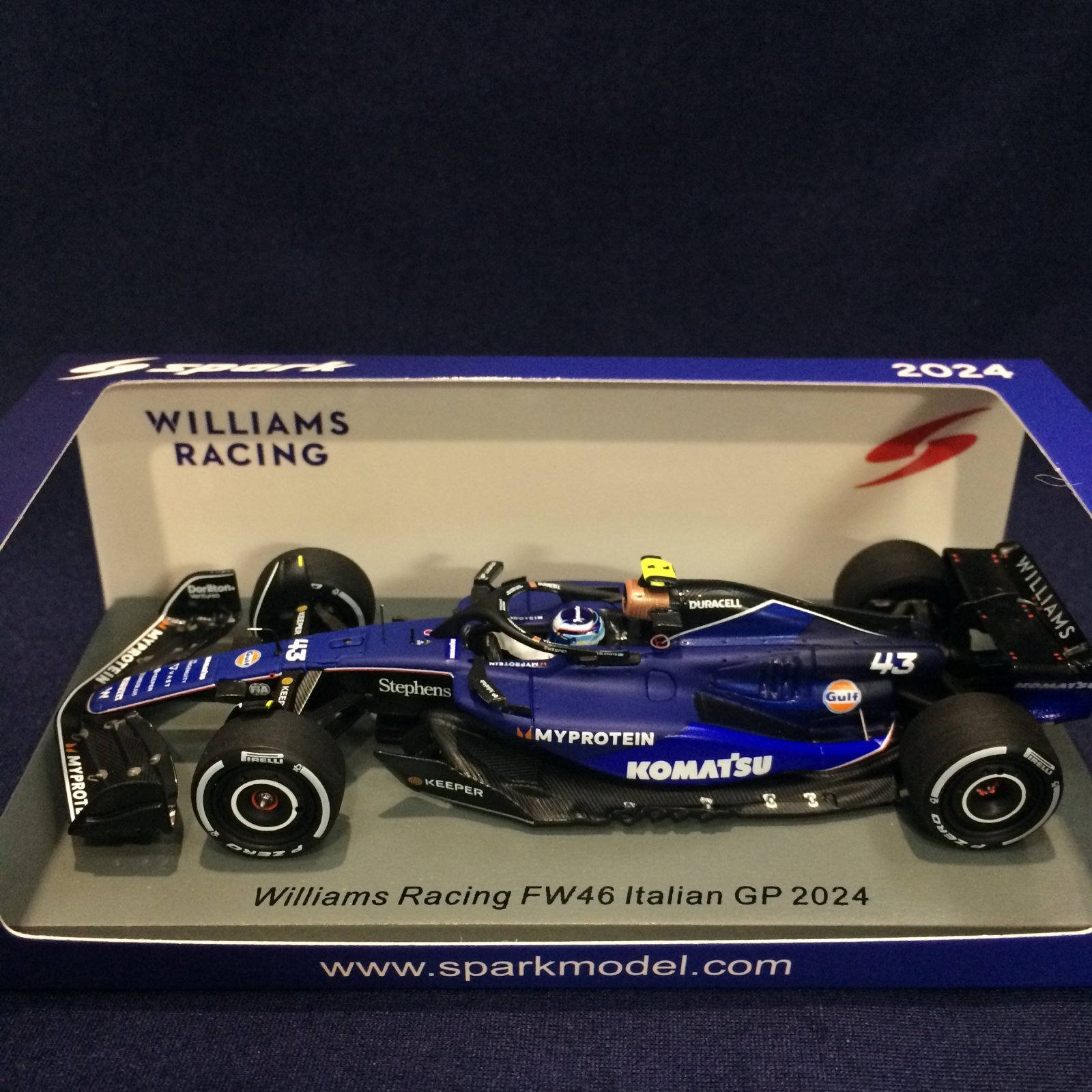 画像1: 新品正規入荷品●SPARK 1/43 WILLIAMS FW46 ITALIAN GP 2024 (F,コラピント）#43