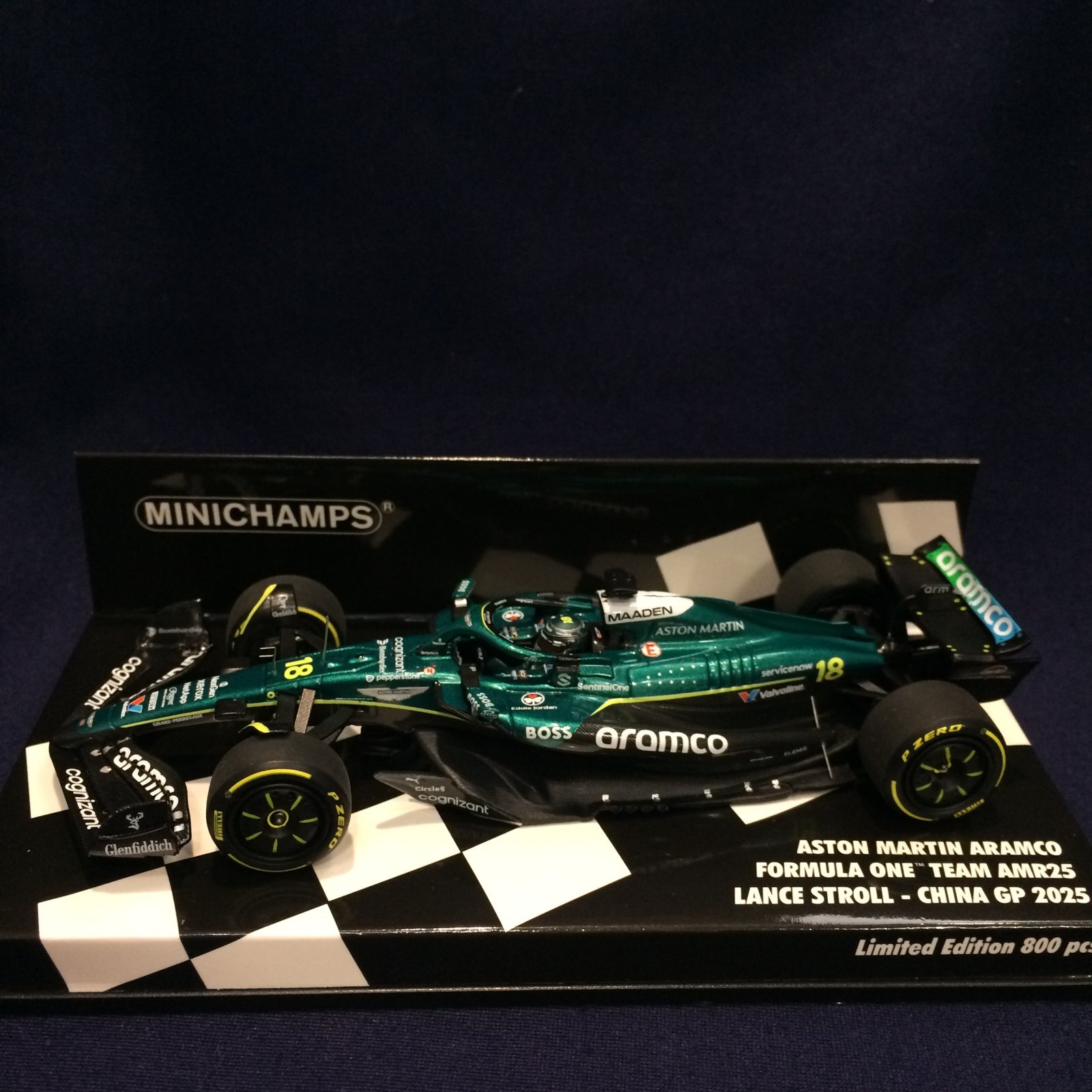 画像1: 新品正規入荷品●PMA1/43 ASTON MARTIN ARAMCO AMR25 CHINESE GP 2025 (L.ストロール）#18