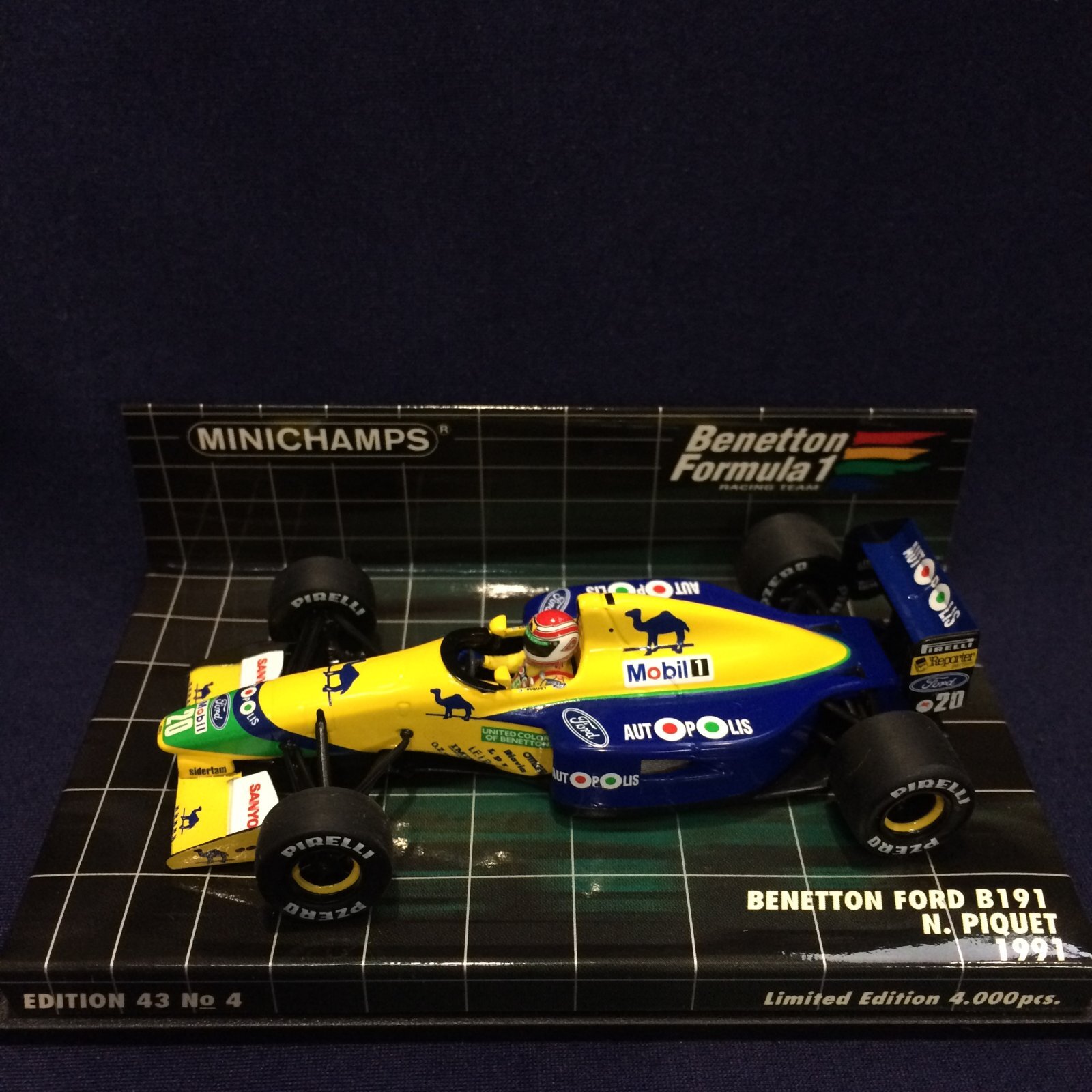 画像1: セカンドハンド品●PMA1/43 BENETTON FORD B191 (N.ピケ）1991 #20