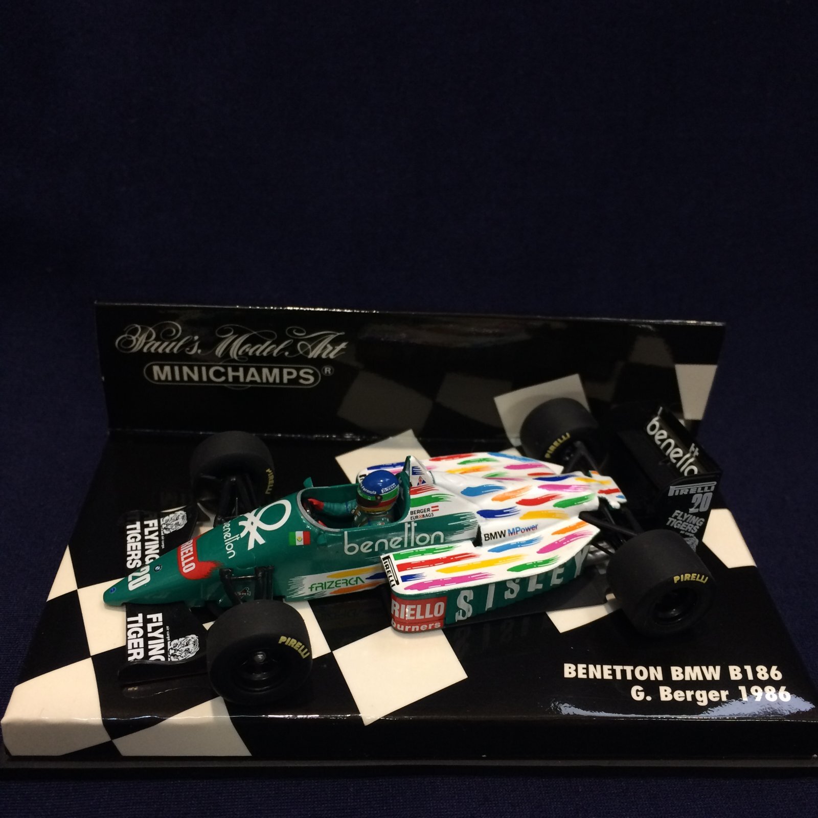 画像1: セカンドハンド品●PMA1/43 BENETTON BMW B186 (G.ベルガー）1986  #20