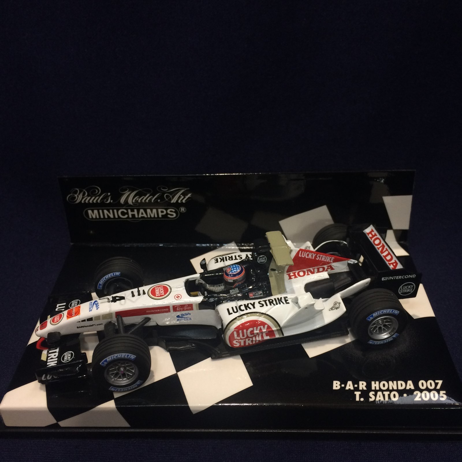 画像1: セカンドハンド品●タバコカスタム品●PMA1/43 BAR HONDA 007 (佐藤琢磨） #4
