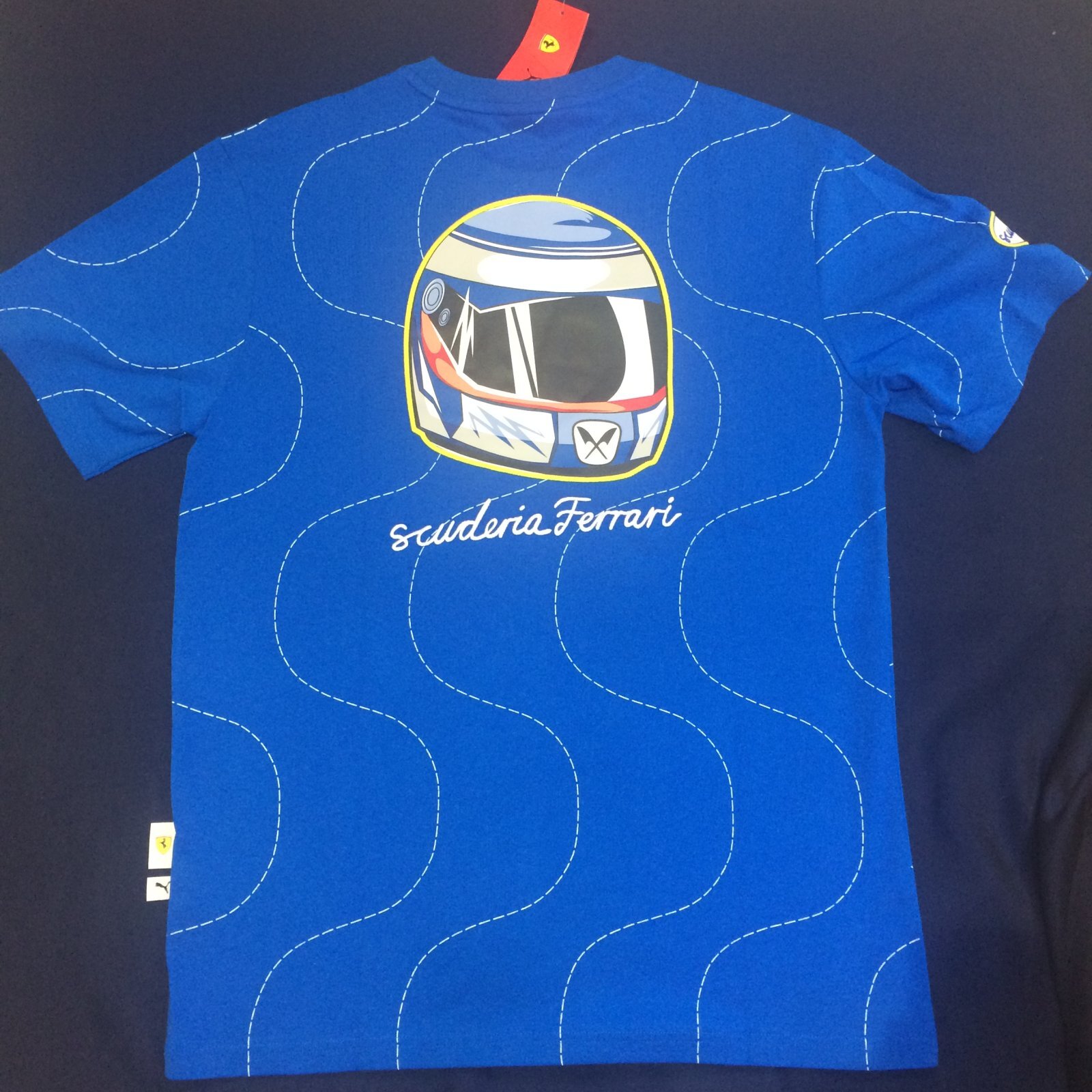 画像: PUMA スクーデリア フェラーリ SF モンツァ 2025 Tシャツ ブルー（Lサイズ）