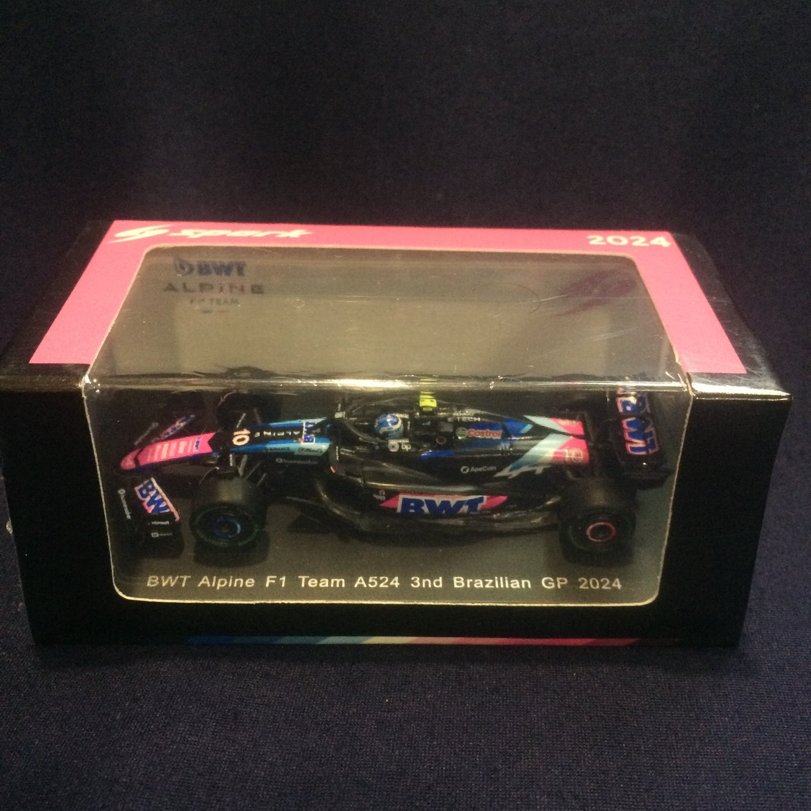 画像1: 新品正規入荷品●SPARK1/64 BWT ALPINE F1 A524 3rd BRAZILIAN GP 2024 （P.ガスリー）#10